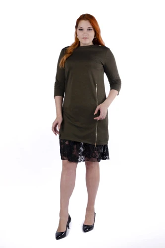 Платье женское с кружевом 4079