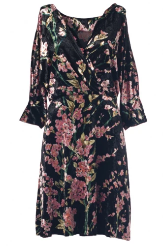 Платье женское велюровое 2299772