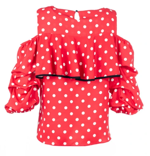 Блузка женская в горох 249517 фото 2