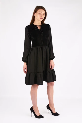 Платье женское с бархатом 1995