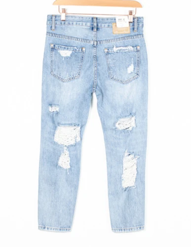 Джинсы женские рваные 249146 фото 2