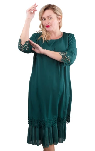 Платье женское с плиссированной оборкой 252792 фото 4