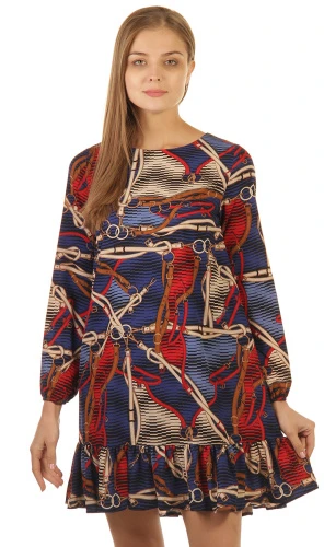 Платье женское с оборкой 253368