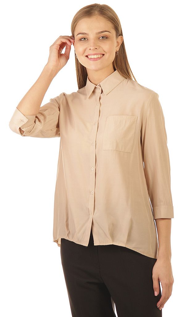 Рубашка женская на пуговицах 253774