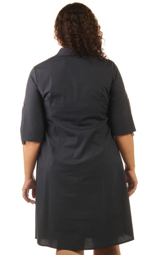 Платье-рубашка женское с принтом 253590 фото 3