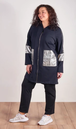 Кофта спортивная удлененная 251784