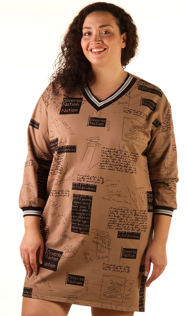 Туника женская с принтом 253281