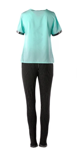 Костюм женский брючный в полоску 6916 фото 2