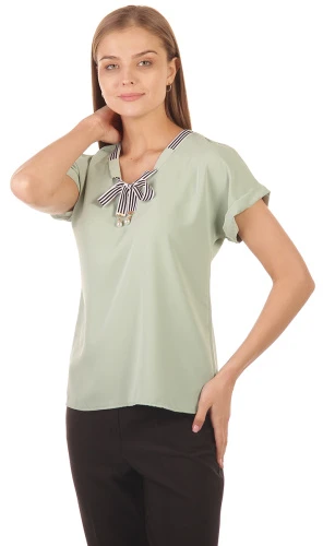 Блузка женская с лентой 253794
