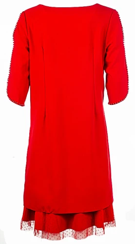 Платье женское с бусинами на рукавах 249932 фото 3