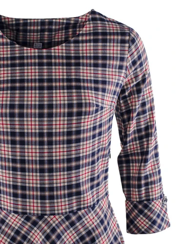 Платье женское в клетку 252512 фото 2