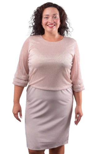 Платье женское с люрексом 250953