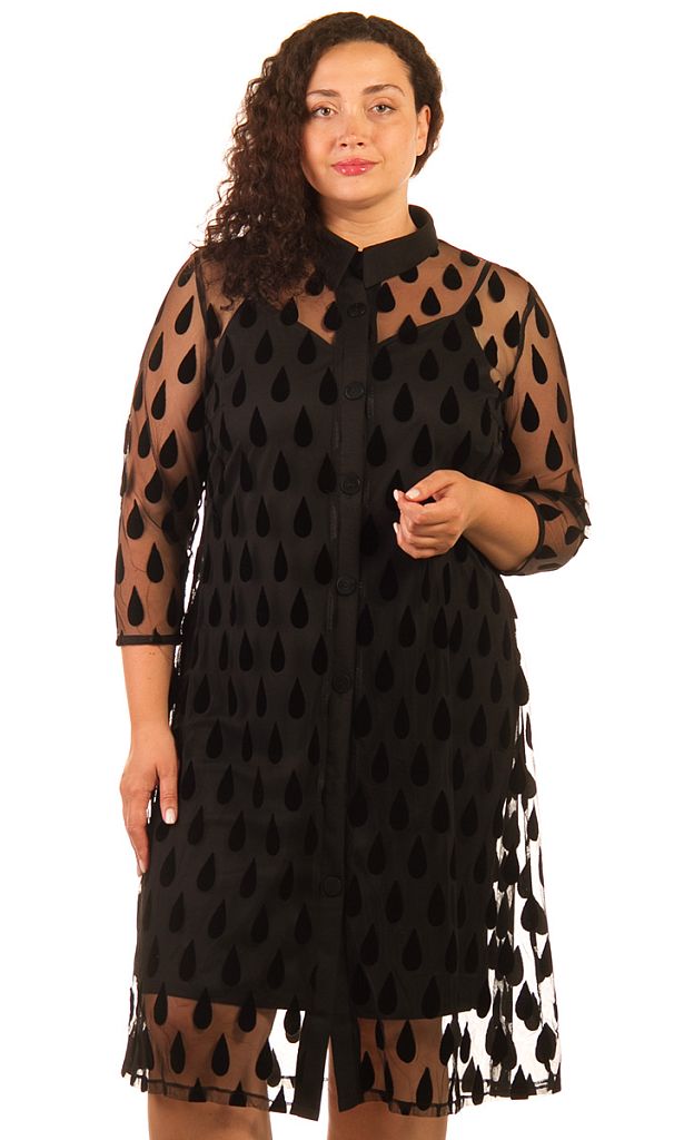 Платье двойка женское на пуговицах 253410