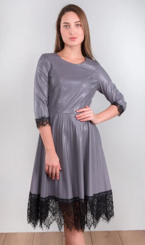 Платье женское кожаное 252763