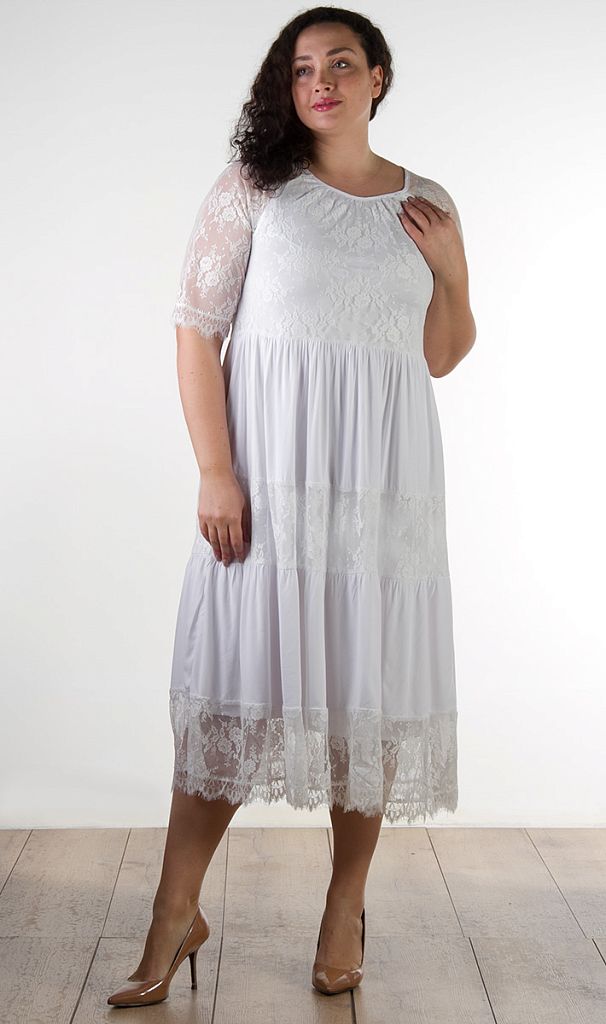 Платье женское гипюровое 253217