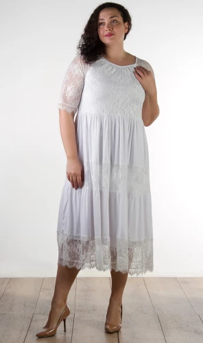 Платье женское гипюровое 253217