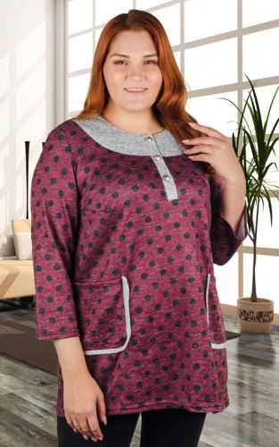Кофта женская в горох 252456