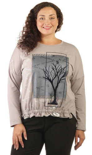 Кофта женская с принтом 253750