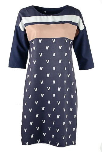 Платье женское рукав 3/4 250922