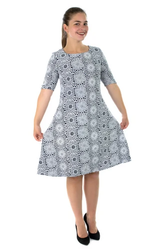 Платье женское трапеция 2976