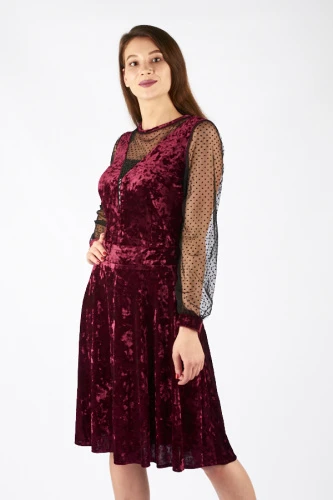 Платье женское велюр 1987