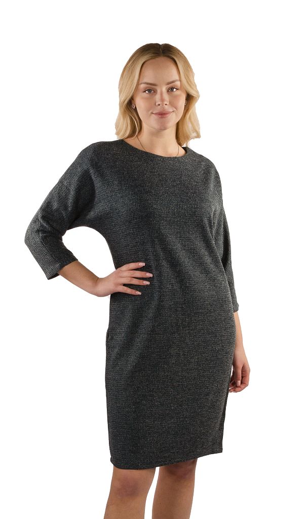 Платье женское с бусинами 253728