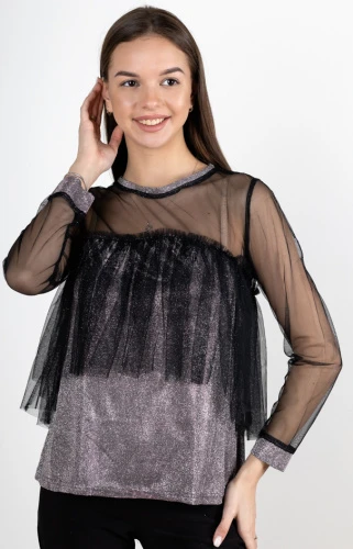 Блузка женская с люрексом 251348 фото 2