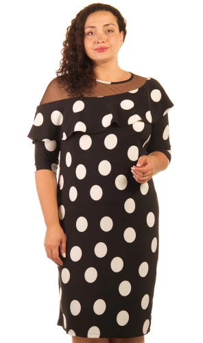 Платье женское с воланом 253365