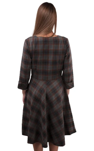 Платье женское в клетку 252509 фото 3