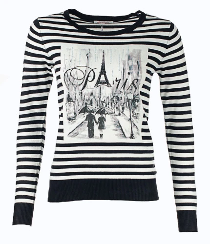 Джемпер женский в полоску 250636