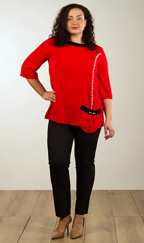 Костюм брючный с бусинами 253040 фото 2