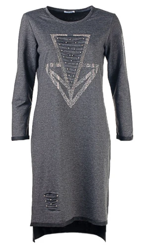 Платье женское со стразами 250621