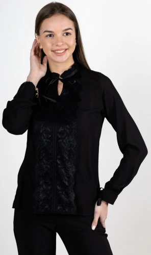 Блузка женская с кружевом 253028