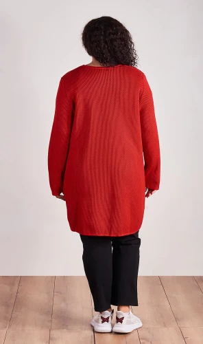 Кардиган женский вязаный на пуговицах 253007 фото 3