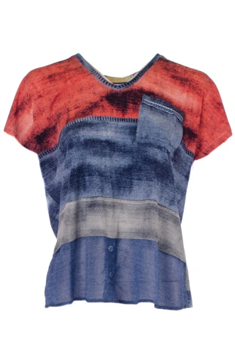 Футболка женская с кармашком 248363