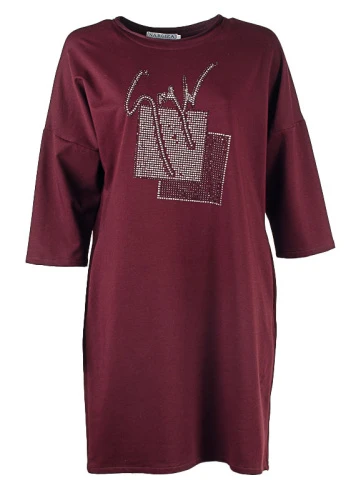 Платье женское со стразами 250911