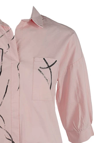 Рубашка женская асимметричная 250697 фото 2