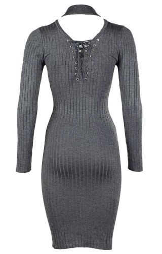 Платье женское со шнуровкой 252420 фото 2