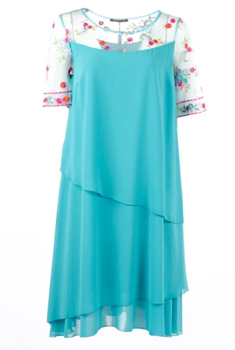 Платье женское с вышивкой 249359