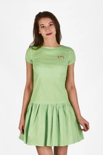 Платье женское в горошек 2671