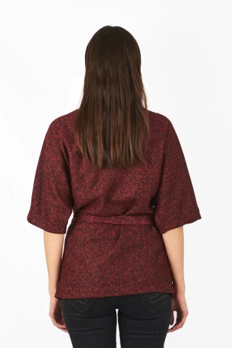 Кардиган женский с поясом 2501 фото 2