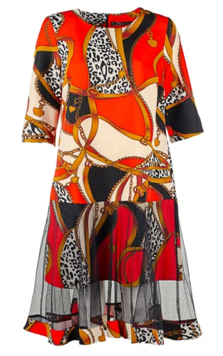 Платье женское с фатином 252022