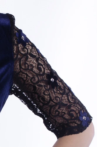 Платье женское бархатное 4045 фото 4