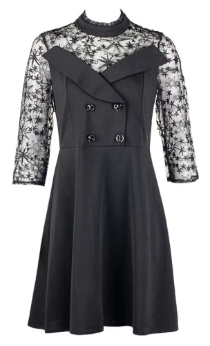 Платье женское комбинированное 251930