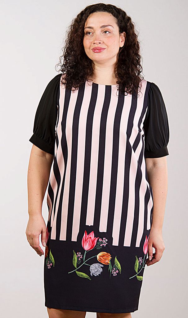 Платье женское в полоску 253055