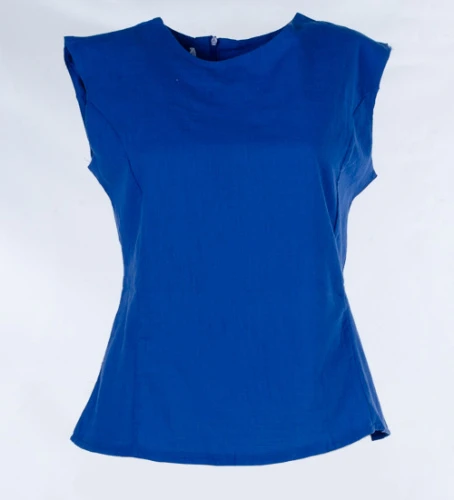 Блузка летняя с баской 248821 фото 3