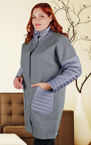 Пальто женское прямое 251830 фото 2