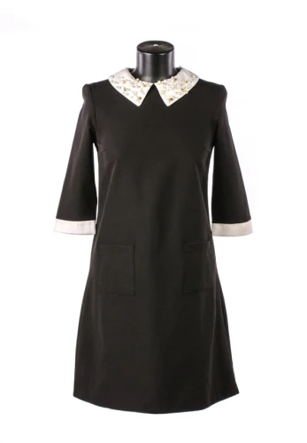 Платье женское с воротником 6924