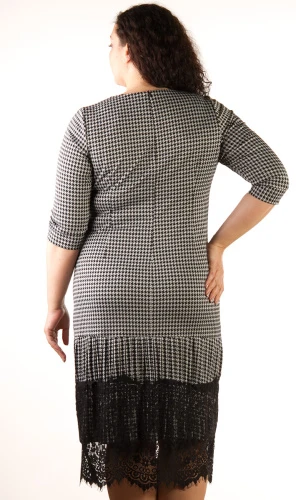 Платье женское с кружевной оборкой 253221 фото 2