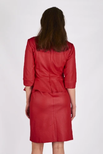 Платье женское с баской 2705 фото 2